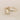 Golden Rutilated Quartz Solitaire Ring - 9x7 Emerald